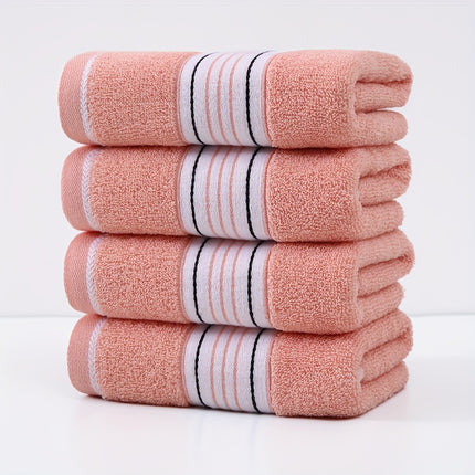 4pcs Heavy-Duty 100% Cotton Hand Towel Set - Large 13.8x29.5 Inch Ultra-Soft