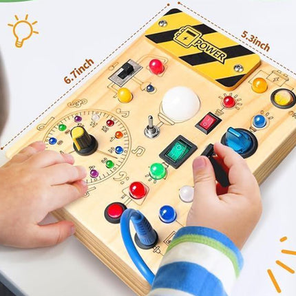 Montessori Wooden Toddler Sensory Travel Toy