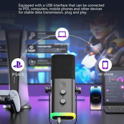 Dynamic Noise Reduction Multifunctional Microphone