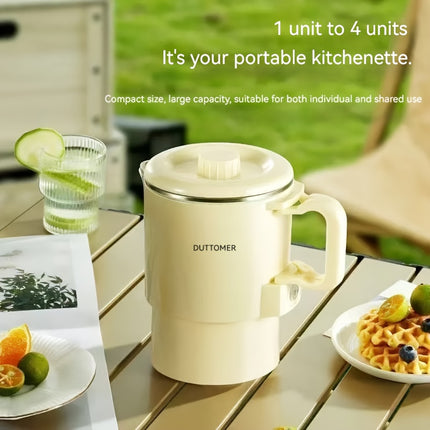 Stainless Steel Electric Kettle  Foldable Design, Suitable for Hotel Accommodation