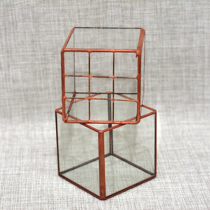 Vintage Glass Succulent Flower Pot Furnishings