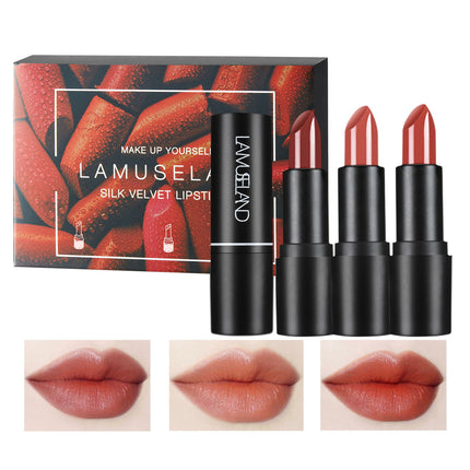 12-Color Moisturizing Velvet Lipstick