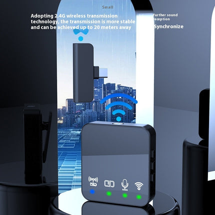 Wireless Microphone With Bluetooth Accompaniment Noise Reduction
