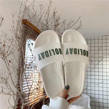 Simple female slippers