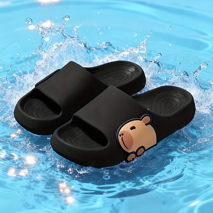 3 pcs Lightweight Slippers - Slip-On Low-Top House, Soft Cushioned Sole for Bathroom, Beach,