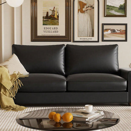 Sofa Elegance And Comfort - Modern Loveseat Sofa - Sleek And Smooth Surface with Wide Arm,