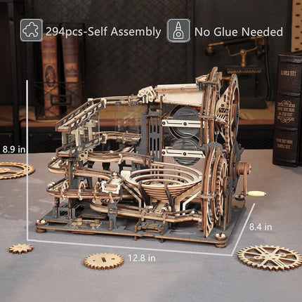 Marble Run to Build, 294-Pie Wooden