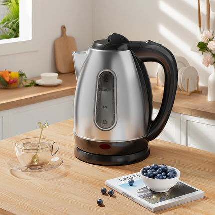 Electric Kettle, Stainless Steel Tea Kettle Electric 1.8L Capacity, Water Dispenser, Water Scale,