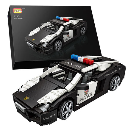 Model toy of building block car