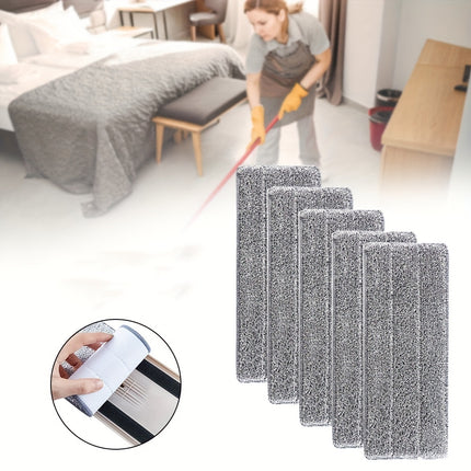 10pcs Ultra-Absorbent Microfiber Mop Heads - Reusable, Washable, and Lint-Free Cleaning Pads
