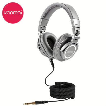 Professional DJ Monitor Human Voice Recording Head Wear Headphones