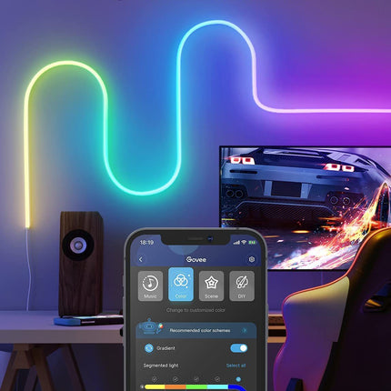 12V24V Bluetooth WIFI5 M RGBIC Colorful Music Neon Light