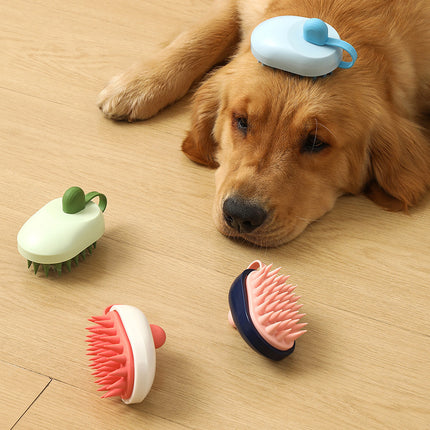 Soft Silicone Pets Hair Remover Comb Handheld Bath Shower