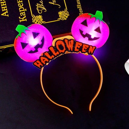Halloween props gift glowing ring pumpkin lantern