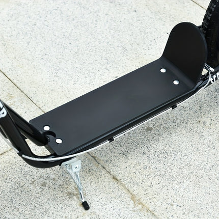Manual City Scooter with Inflatable Tires & Handbrake - Adjustable Handlebar Height,