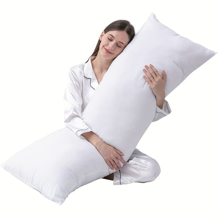 Full-Body Pillow- Extra Long 50.8x182.88 cm Body Pillow with Soft Polyester Fill,