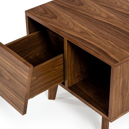 24" Wood One Drawer Nightstand