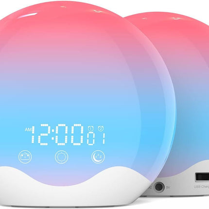 LED Electronic Time Alarm Clock Wake-up Light