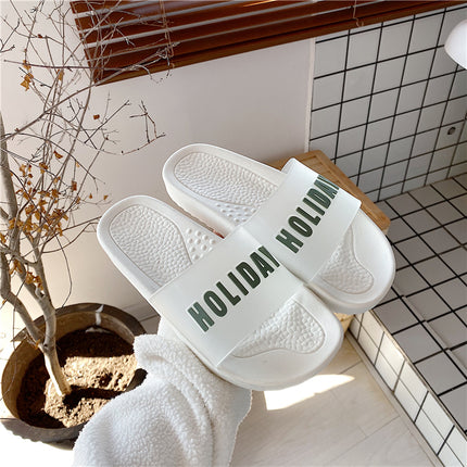 Simple female slippers