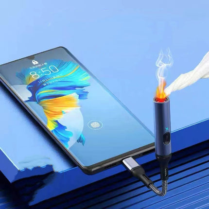 TYPE-C Mobile Phone Car Cigarette Lighter Charging Cable Fast Charge