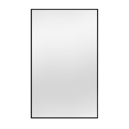 51" Black Metal Framed Full Length Mirror