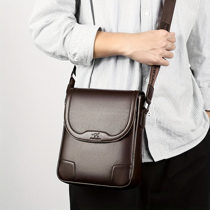 New Men'S Crossbody Bag, Single-Shoulder Vertical Casual Backpack, Trendy Large