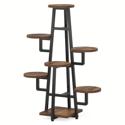 Wooden Plant Shelf For Multiple Plants, Corner Plant Pots Holder Rack Flower