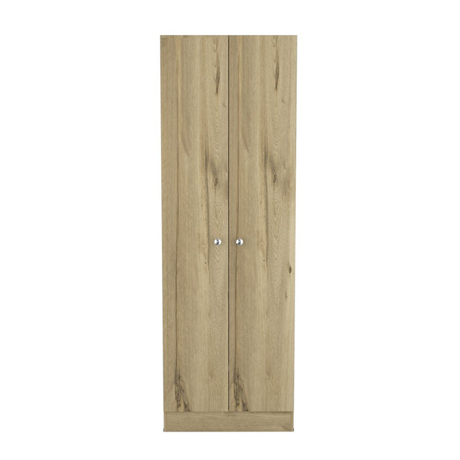 71" Oak Wood Pantry Or Storage Closet