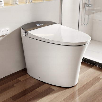 Smart Toilet, Heated Seat with Warm Water Sprayer & Dryer, Walk Away Auto Flush and Close, with Remote Control