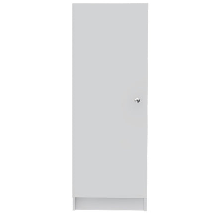 47" White Wood Pantry Or Storage Closet