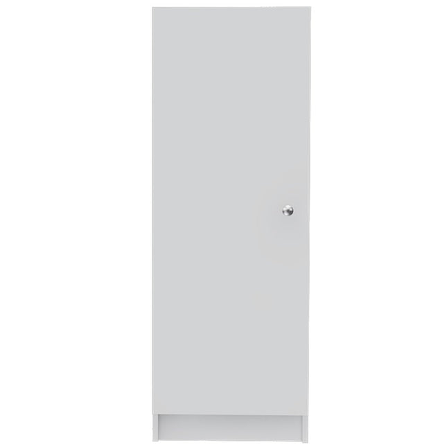 47" White Wood Pantry Or Storage Closet