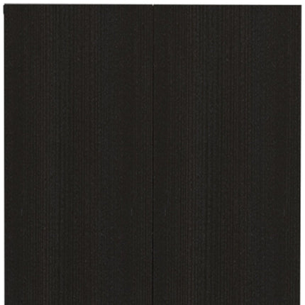 71" Black Wood Pantry Or Storage Closet