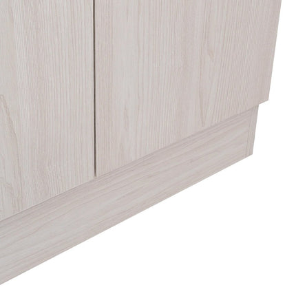 71" Light Gray Wood Pantry Or Storage Closet