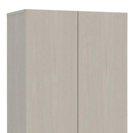 71" Light Gray Wood Pantry Or Storage Closet