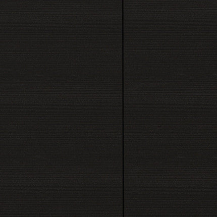47" Black Wood Wall Mounted Accent Cabinet With Four Doors