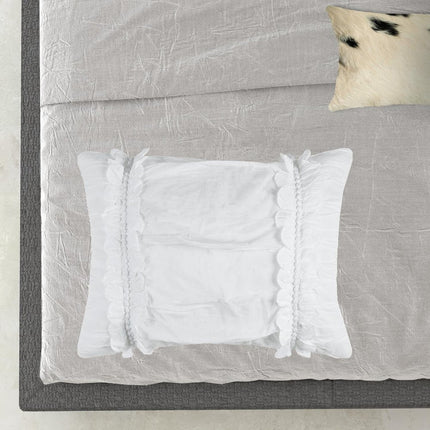 92" X 106" White Cotton Quilt
