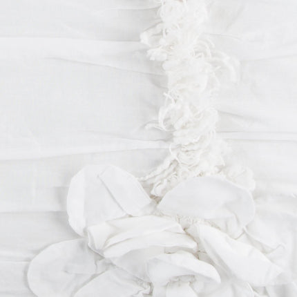 92" X 106" White Cotton Quilt