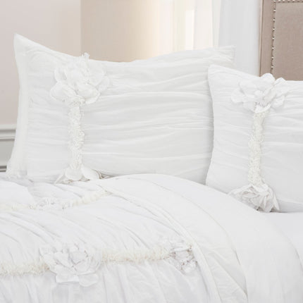 92" X 106" White Cotton Quilt