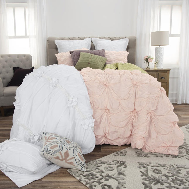 Pink Queen Cotton Blend Washable Polyester Down Alternative Comforter Set