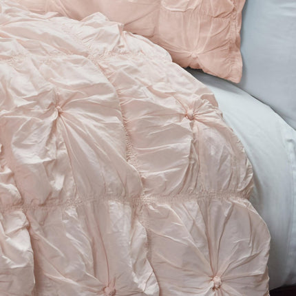 Pink Queen Cotton Blend Washable Polyester Down Alternative Comforter Set