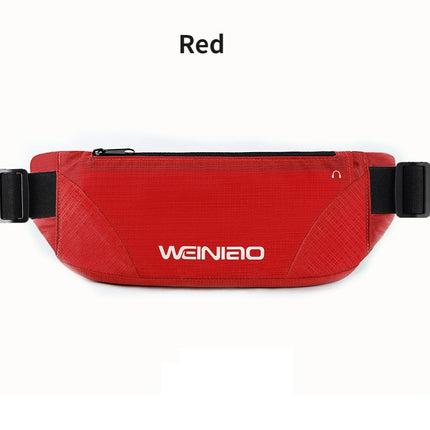 Men's Check Waterproof Ultra-thin Sports Waist Bag