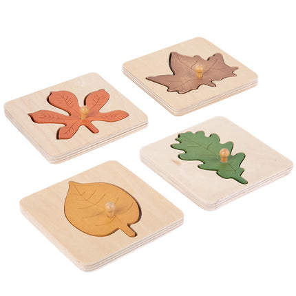 Leaf Panel Puzzle Montessori Early Education