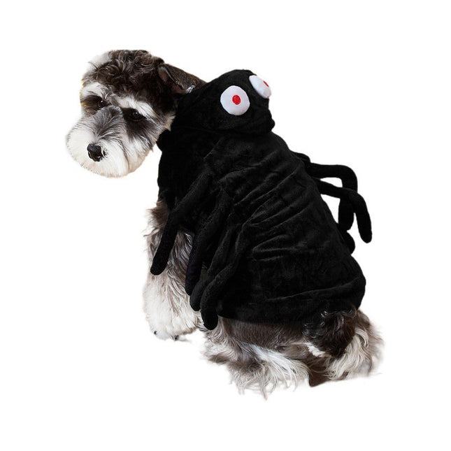 Cat Dog Clothes Halloween Funny Spider Style