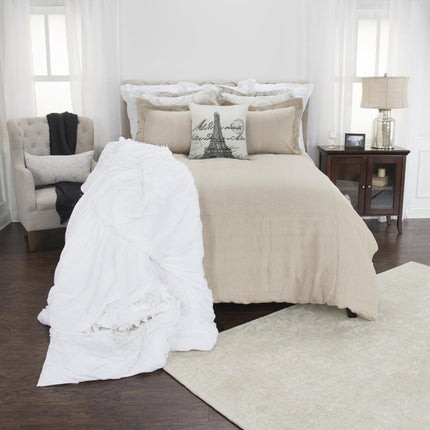 Stone King Linen Dry Clean Only Polyester Down Alternative Comforter