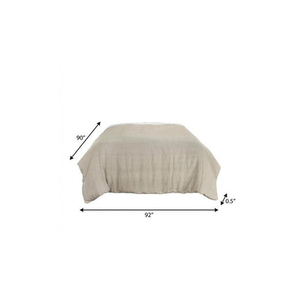Stone Queen Linen Dry Clean Only Polyester Down Alternative Comforter