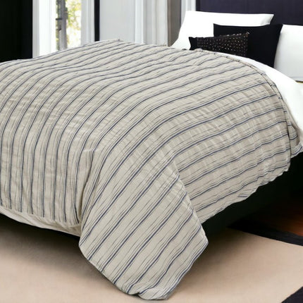 Natural King Linen 300 Thread Count Dry Clean Only Duvet Cover
