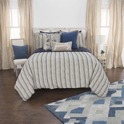 Natural Queen Linen Dry Clean Only Polyester Duvet Cover