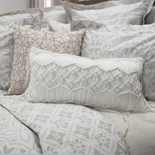 Ivory Queen Cotton Washable Polyester Down Alternative Comforter Set With Two Shams