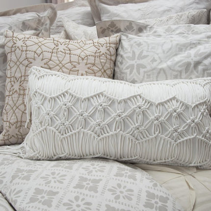 Ivory Queen Cotton Washable Polyester Down Alternative Comforter Set With Two Shams