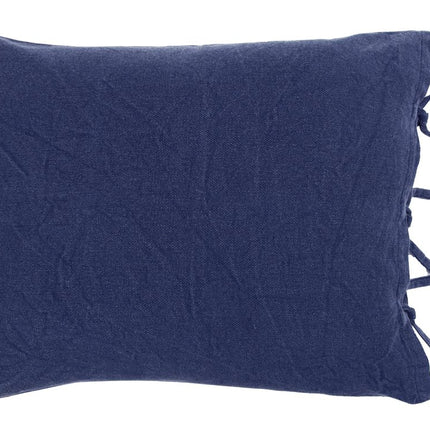 Indigo King Cotton Washable Polyester Duvet Cover Set With Two Shams